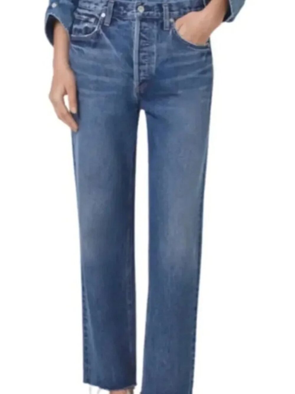 Citizens of Humanity Florence Wide Straight Jeans - Size 30